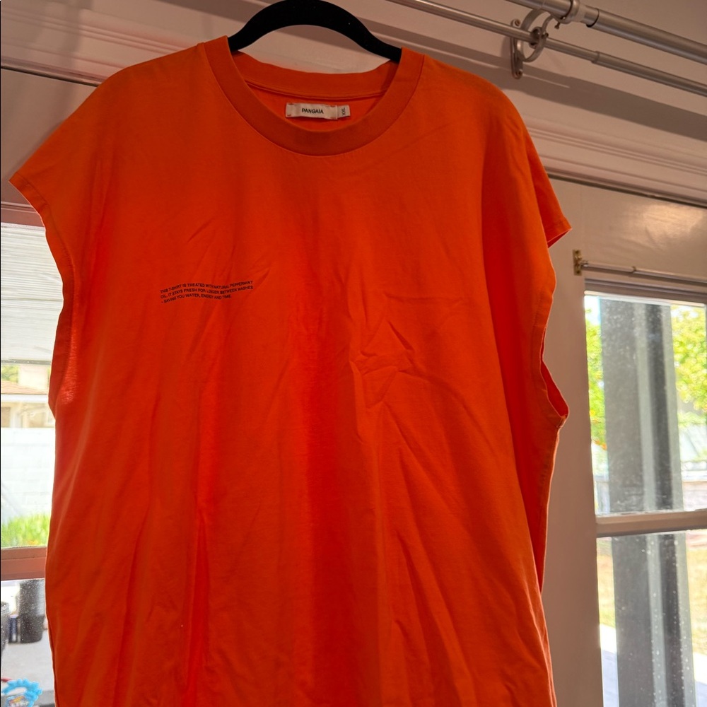 Pangaia Archive PPRMINT™ Organic Cotton Cropped Shoulder T-shirt
